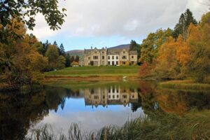 Alvie House in autumn
