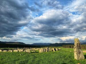 Stone Circle minutes from Easter Delfour